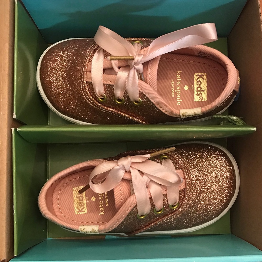 Brand NEW with tags! Kate Spade Glitter Keds